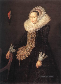 フランス・ハルス Painting - カタリーナ・ボト・ファン・デル・アーンの肖像画 オランダ黄金時代 フランス・ハルス